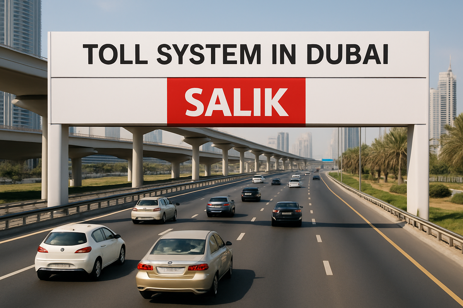Efficient road toll system in Dubai